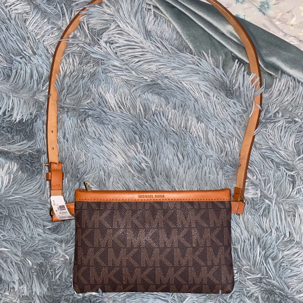 MK leather Belt Bag